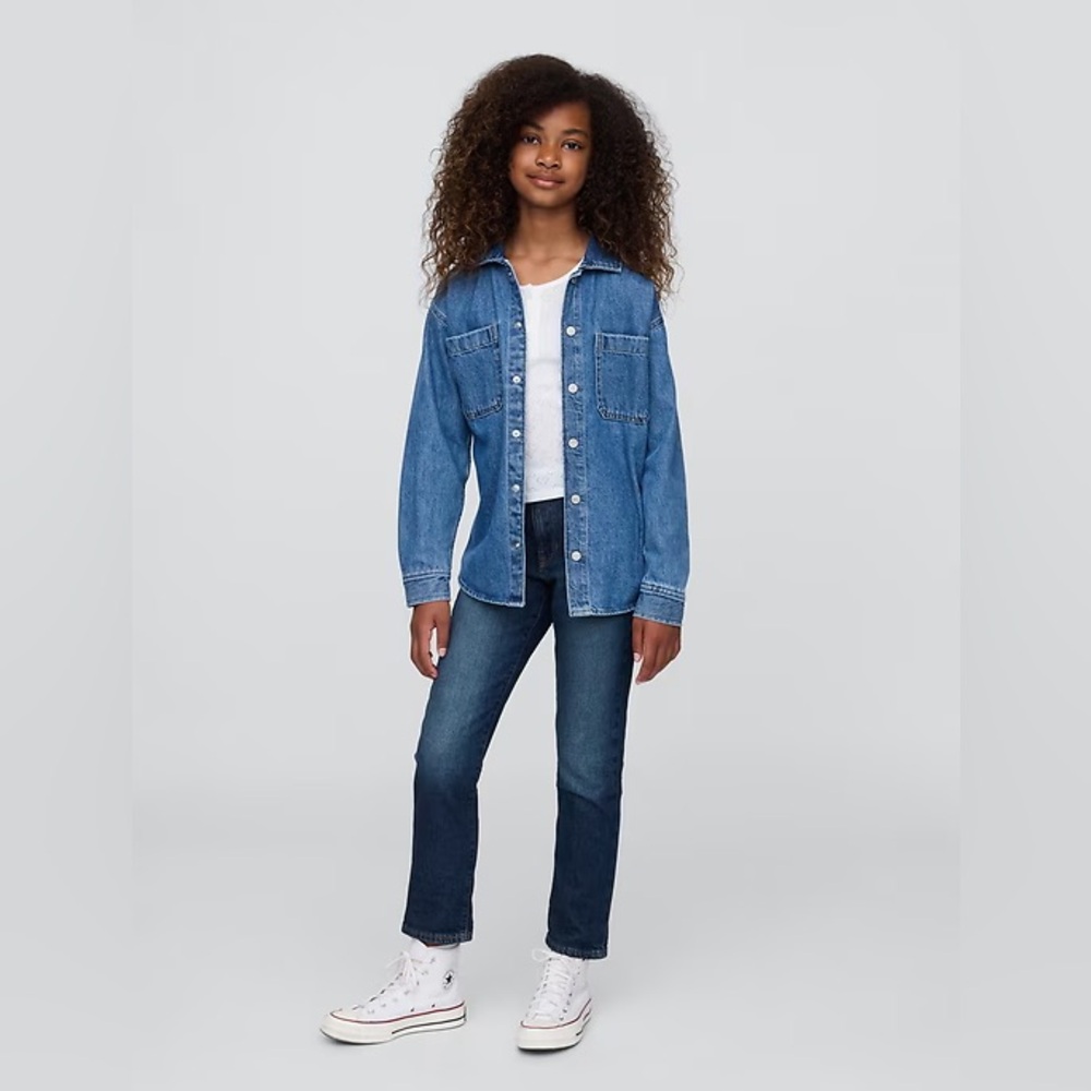 BNWT Gap Kids Boyfriend Jeans Dark Wash